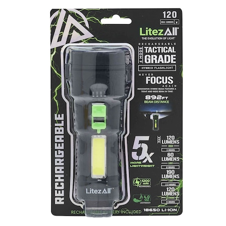 Litezall Rechargeable Ultac OG Soft Touch Flashlight LA-ULTACOG-4/16